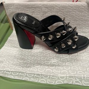 Authentic Christian Louboutin Chunky Heel